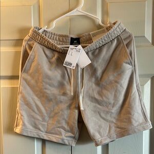 H&M Gray Athletic Shorts with Elastic Waistband